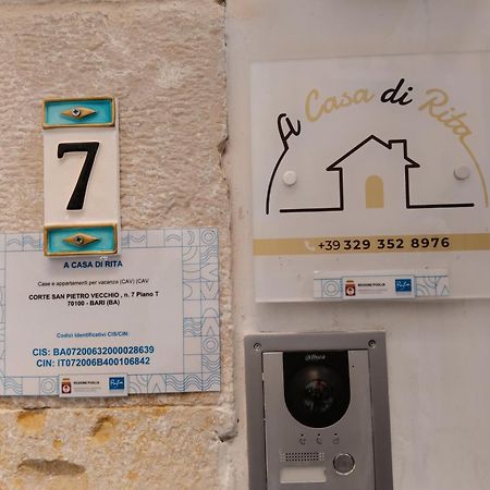 A Casa Di Rita Apartman Bari Kültér fotó